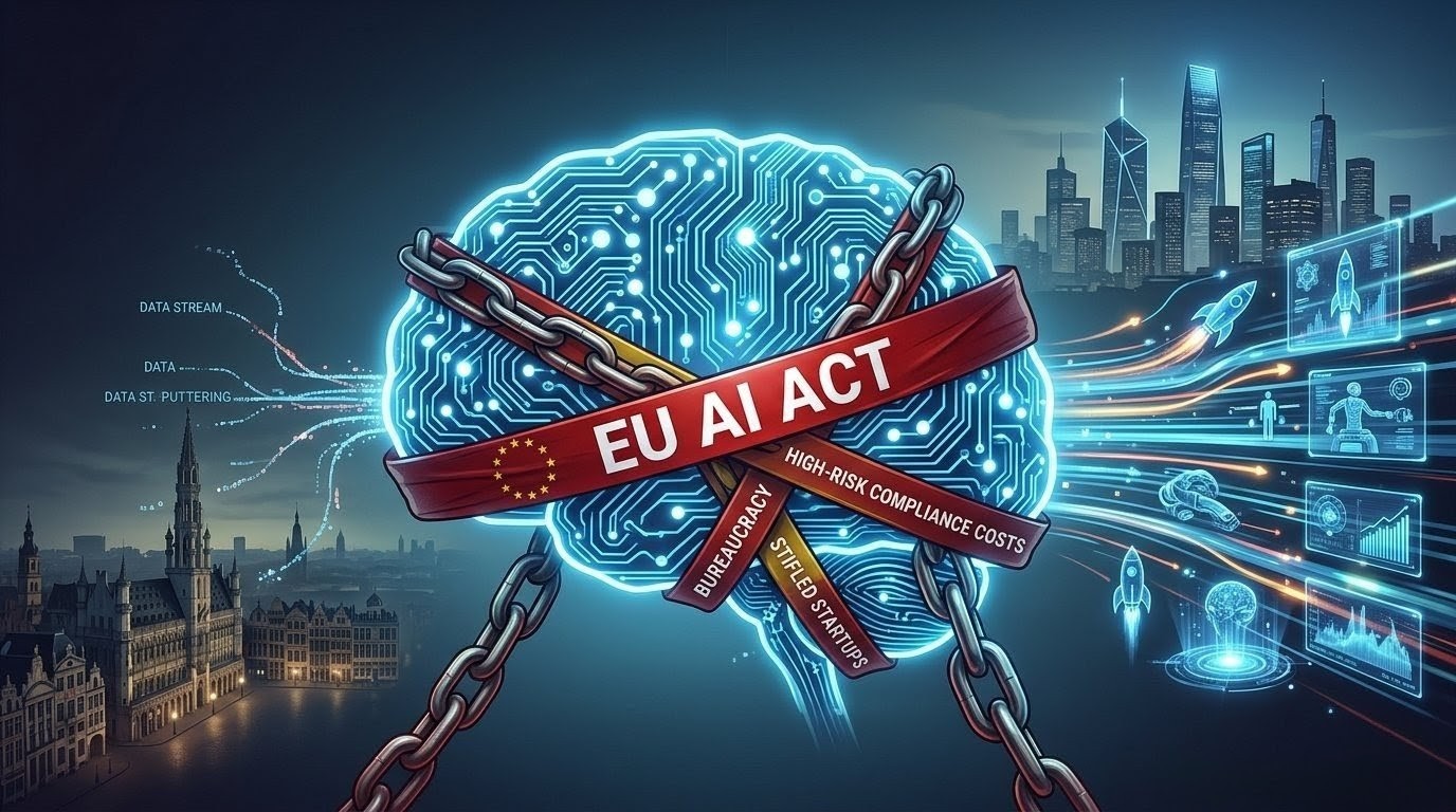 A cortina de ferro digital: como a lei da UE sobre IA está estrangulando a inovação europeia