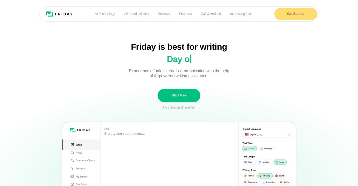 Friday Email