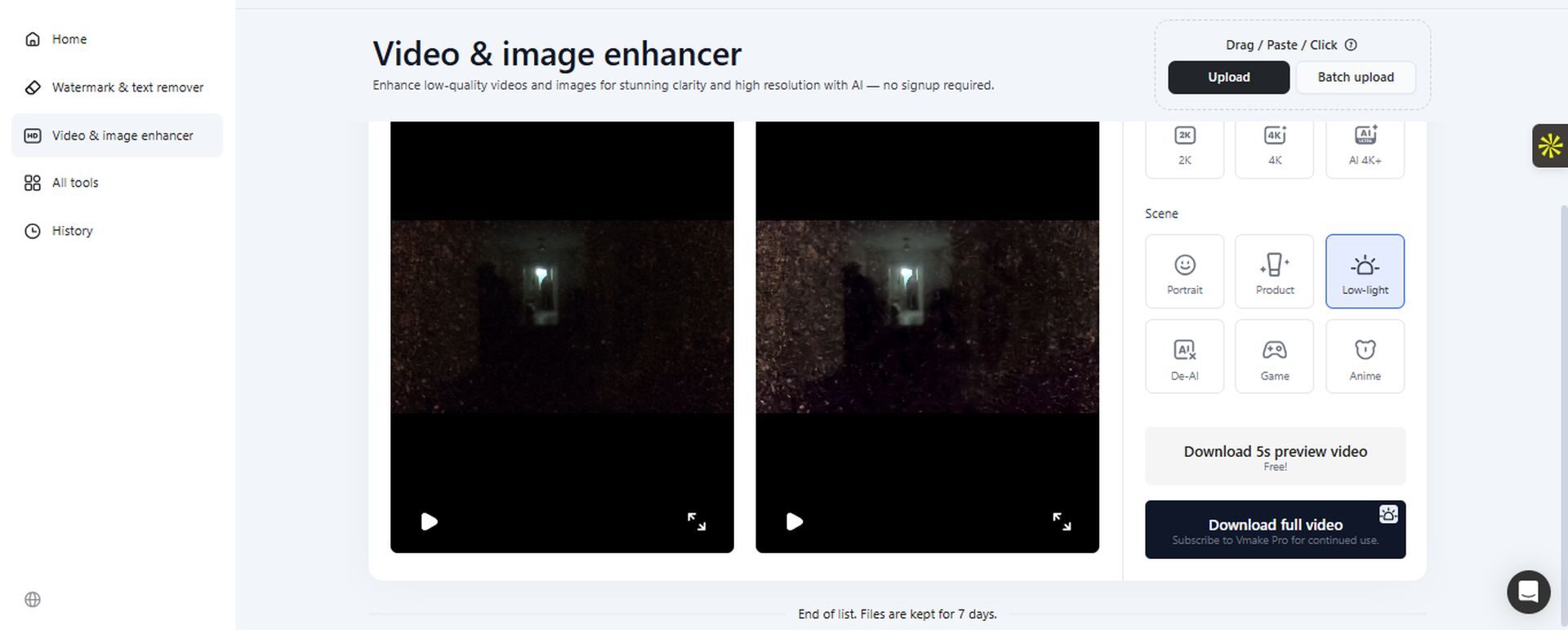 Testing Vmake video enhancer: Real results from enhancement modes 5 Testing Vmake video enhancer: Real results from enhancement modes