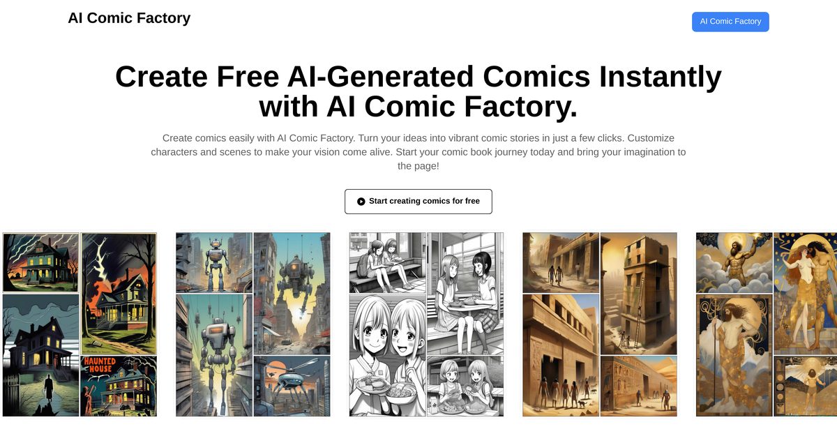 AI Comic Factory