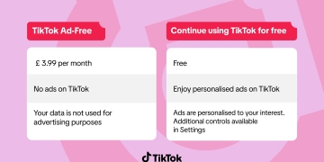 TikTok launches £4 ad-free subscription for UK users