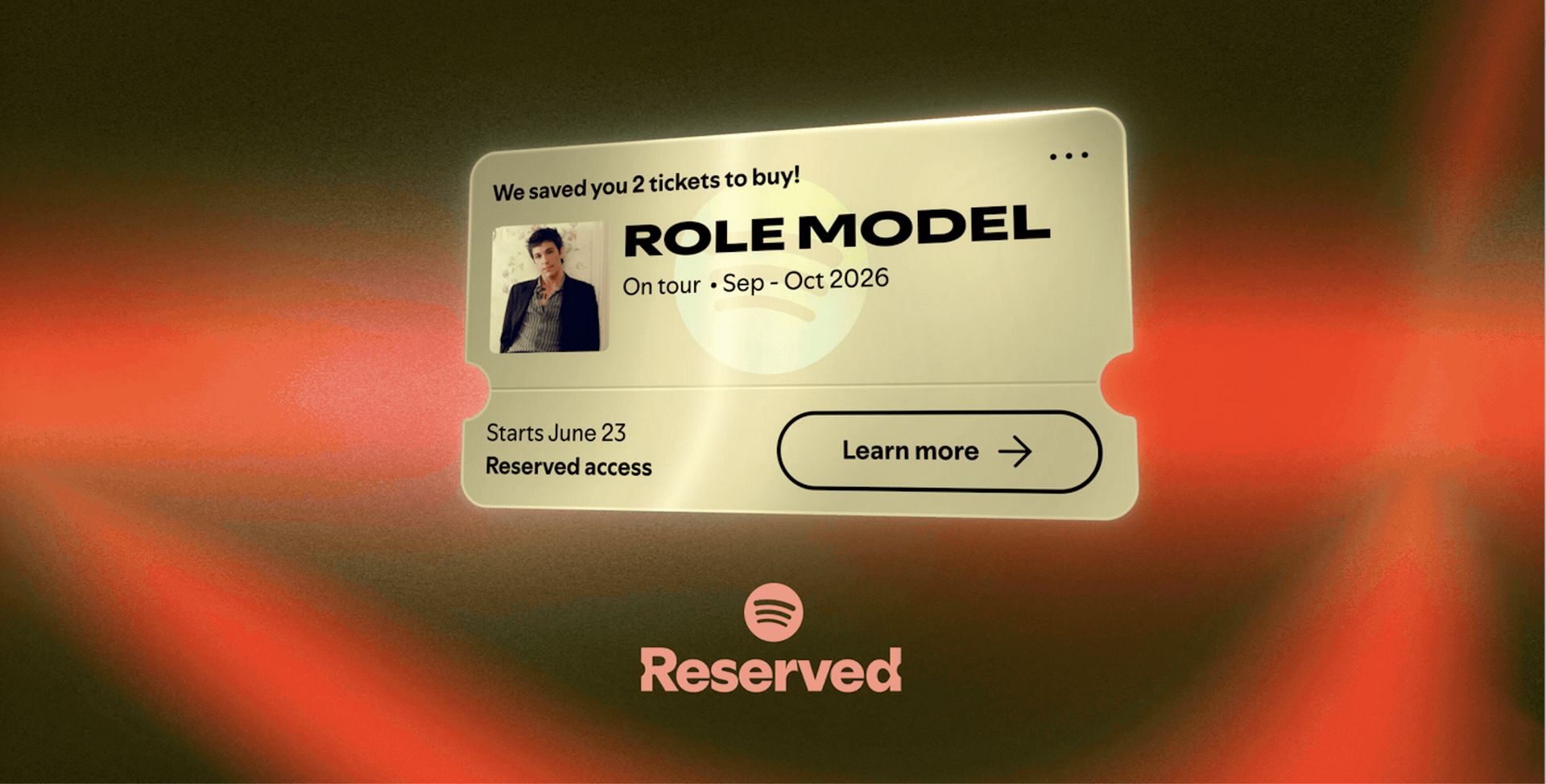 Spotify launches Reserved to give superfans early ticket access