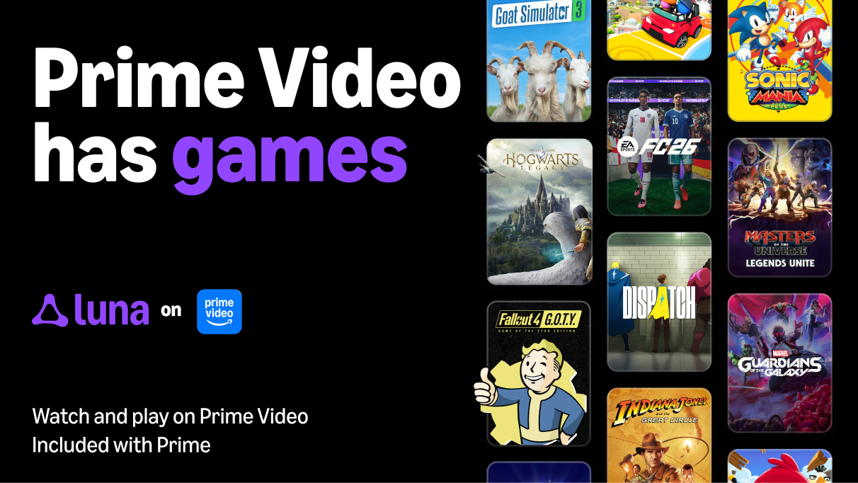 Amazon introduit les jeux Luna dans Prime Video Amazon introduit les jeux Luna dans Prime Video