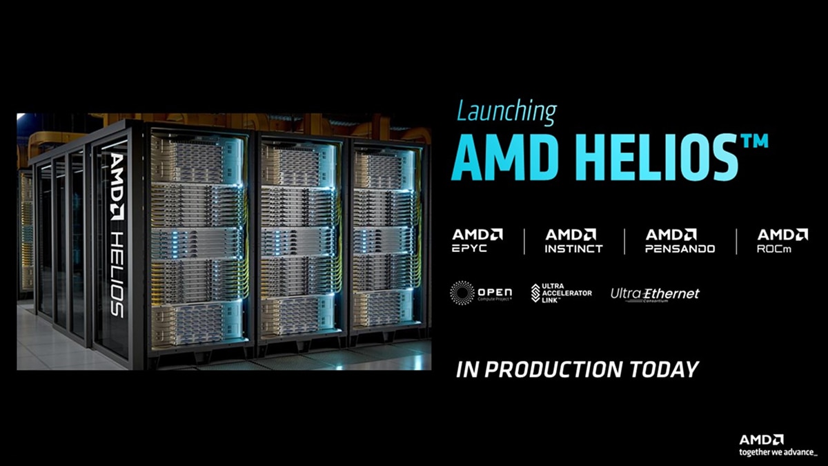 AMD dévoile le rack Helios AI pour défier Nvidia AMD dévoile le rack Helios AI pour défier Nvidia
